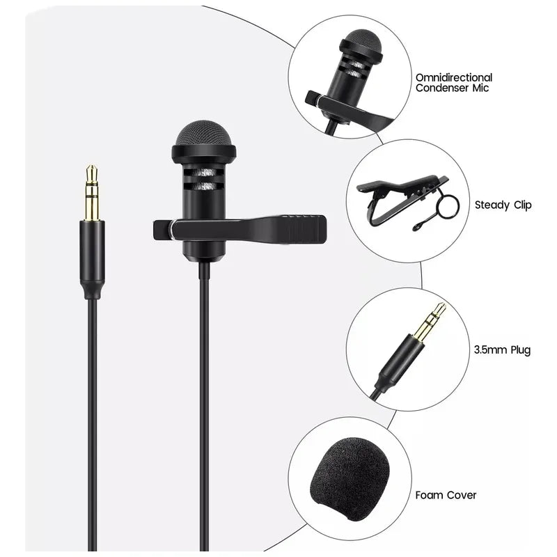 Micrófono Solapa Para Transmisores Rode Wireless Go 2 /dji Negro