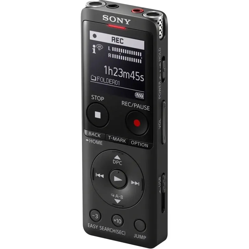 Grabadora De Voz Digital Sony Icd-ux570, Mic S, 22 Horas. Negro