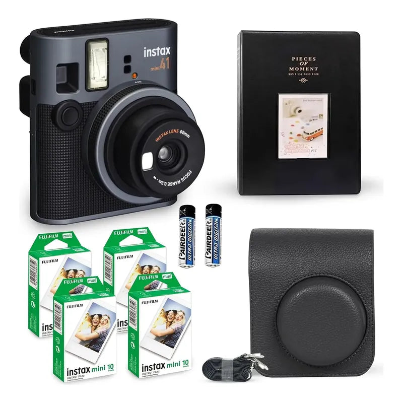 Cámara Instantánea Fujifilm Instax Mini 41+ Bundle Kit Negro