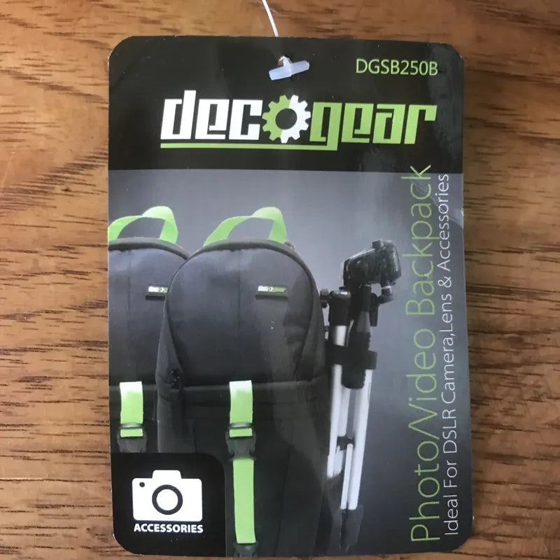 Mochila Deco Gear Dgsb250b Negra Para Cámaras Negro