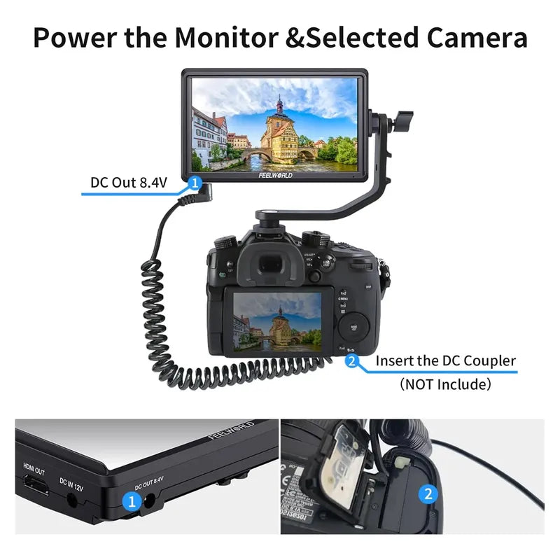 Monitor De Video Para Camaras Dslr Feelworld S55 V3 6 PuLG