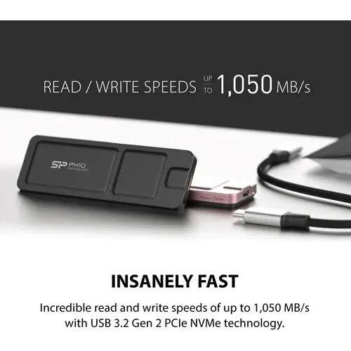 Disco Duro Ssd Portátil Sp Px10 4tb Usb-c 3.2 Gen 2 Rosa