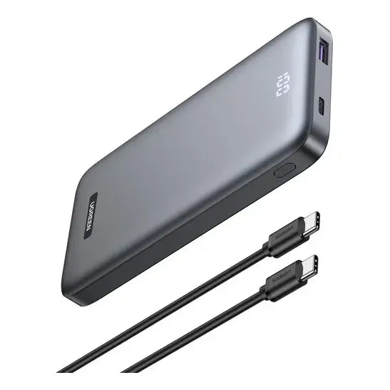 Power Bank Ugreen 20w Usb-a+usb-c Ultra Slim 10000mah Gris Oscuro