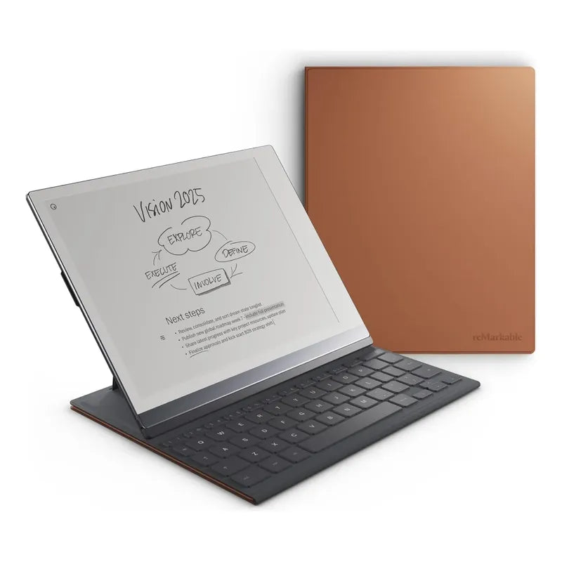 Funda+ Teclado Para Tableta Remarkable 2 Marrón
