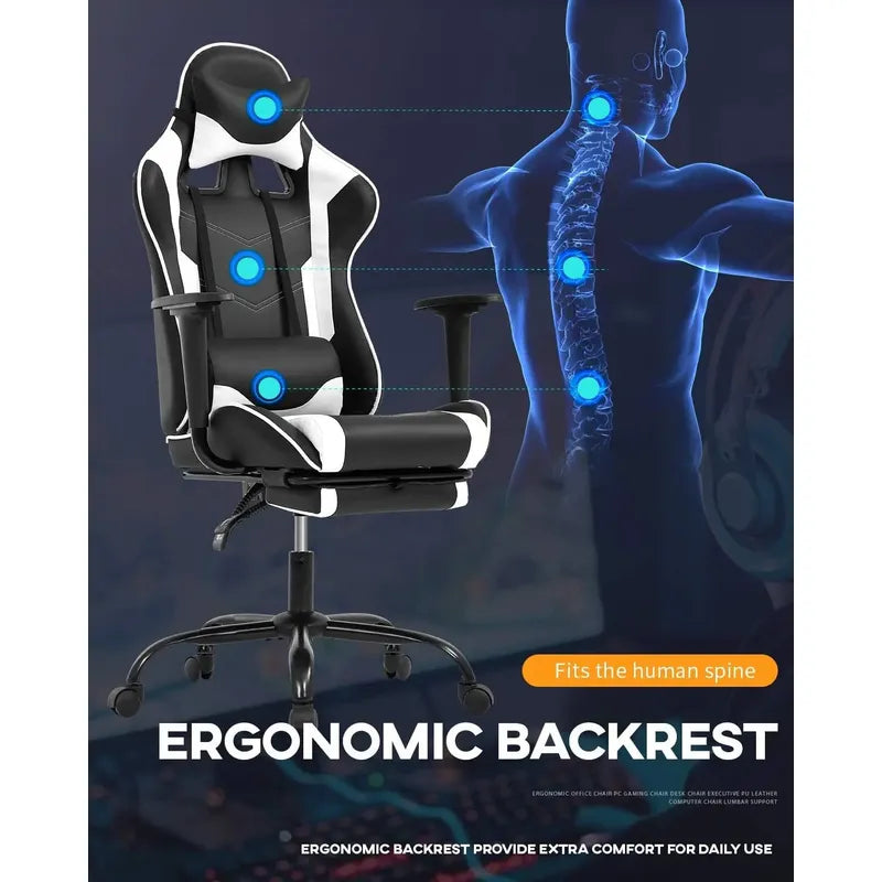 Silla Gaming Racing Bestoffice, Reposapies,
