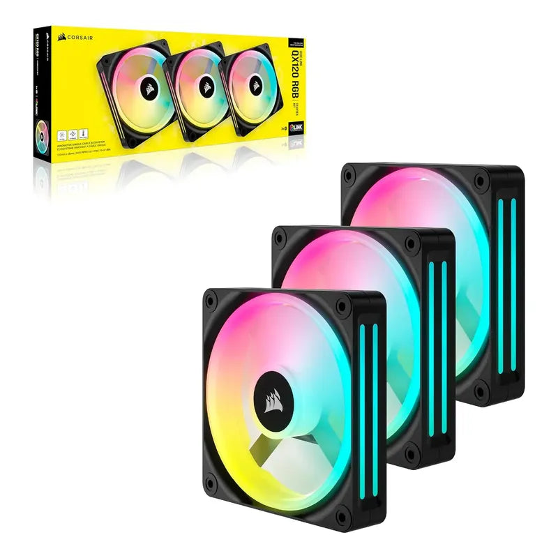 Corsair Icue Link Qx120 Rgb Magnetica Ventilador Cpu Gamer