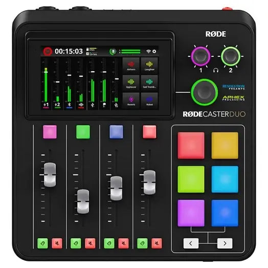 Rode Caster Duo Estudio De Producción De Audio Integrado