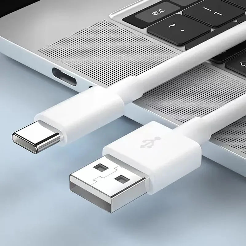 Cable Carga Rápida Usb-a Tipo C De 2 Metros Blanco