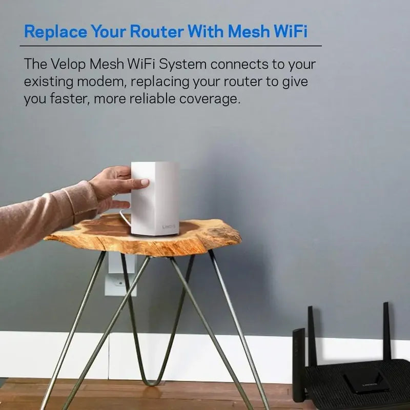 Router Linksys Velop Ac3900 Mesh Banda Doble