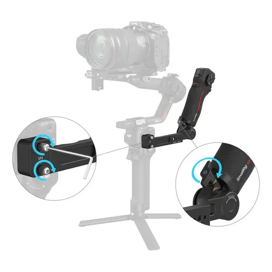 Empuñadura Control De Enfoque Smallrig Para La Serie Dji Rs Negro
