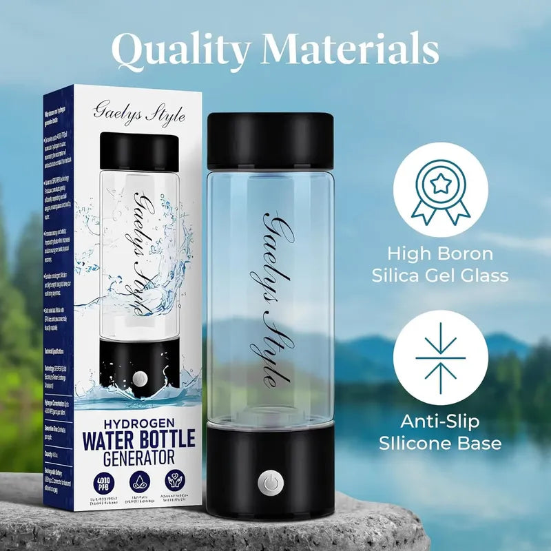 Botella Generador De Agua De Hidrógeno 4000ppb En 3mnts Blanco
