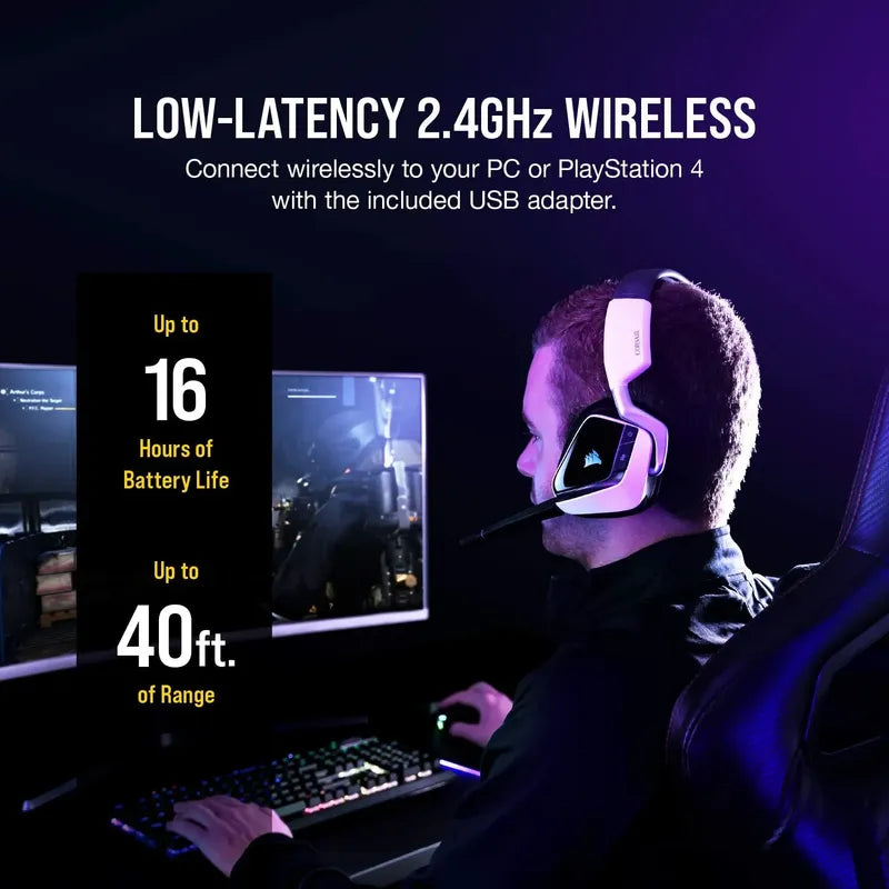 Audifono Premium Corsair Void Rgb Elite Usb 7.1 Envolvent