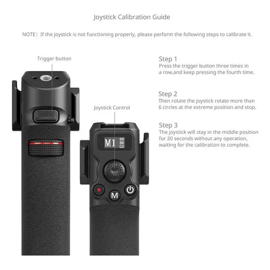 Empuñadura Control De Enfoque Smallrig Para La Serie Dji Rs Negro