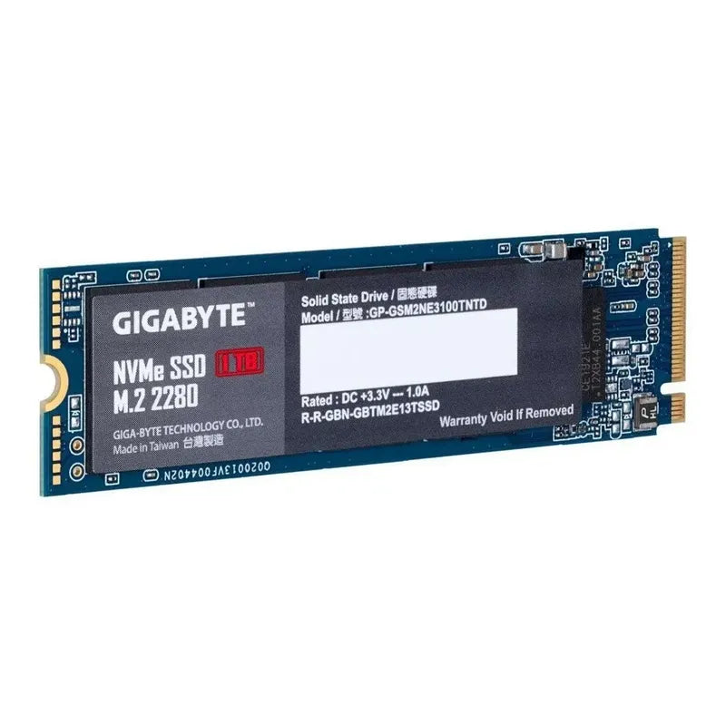 Disco Gigabyte M.2 2280 1tb Pci-express 3.0 X4, Nvme 1.3 No Aplica
