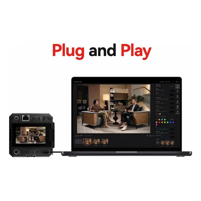 Hollyland Venusliv Air Cámara De Transmisión En Vivo 4k30 Negro
