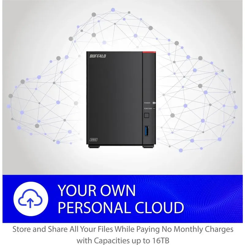 Buffalo Linkstation Soho 720 Nas 2 Bahías, 16 Tb Incluido