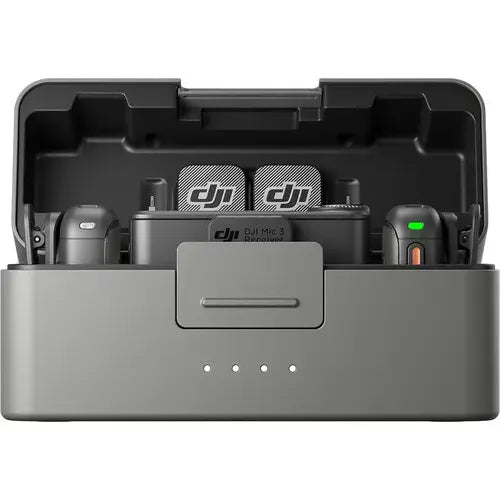 Microfono Dji Mic 3 Wireless Doble Canal 2,4 Ghz Negro