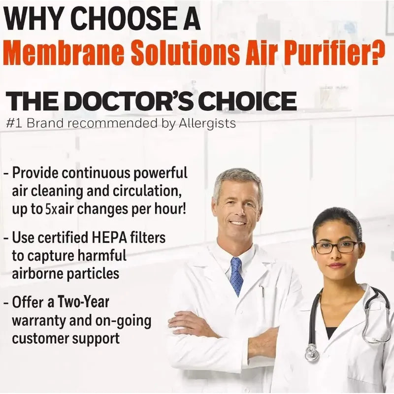 Purificador De Aire Inteligente Hepa Msa3s Silencioso Alexa