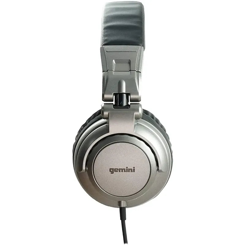 Audífonos Diadema Para Monitor De Dj Gemini Djx-500 Gris