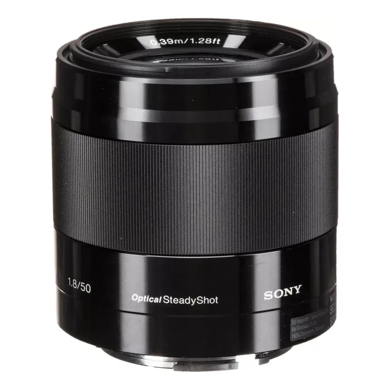 Lente Sony E 50mm F/1.8 Oss Sel50f18/b Sony E Negro