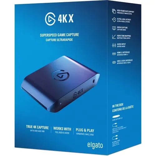 Capturadora De Video Gaming Elgato 4k X