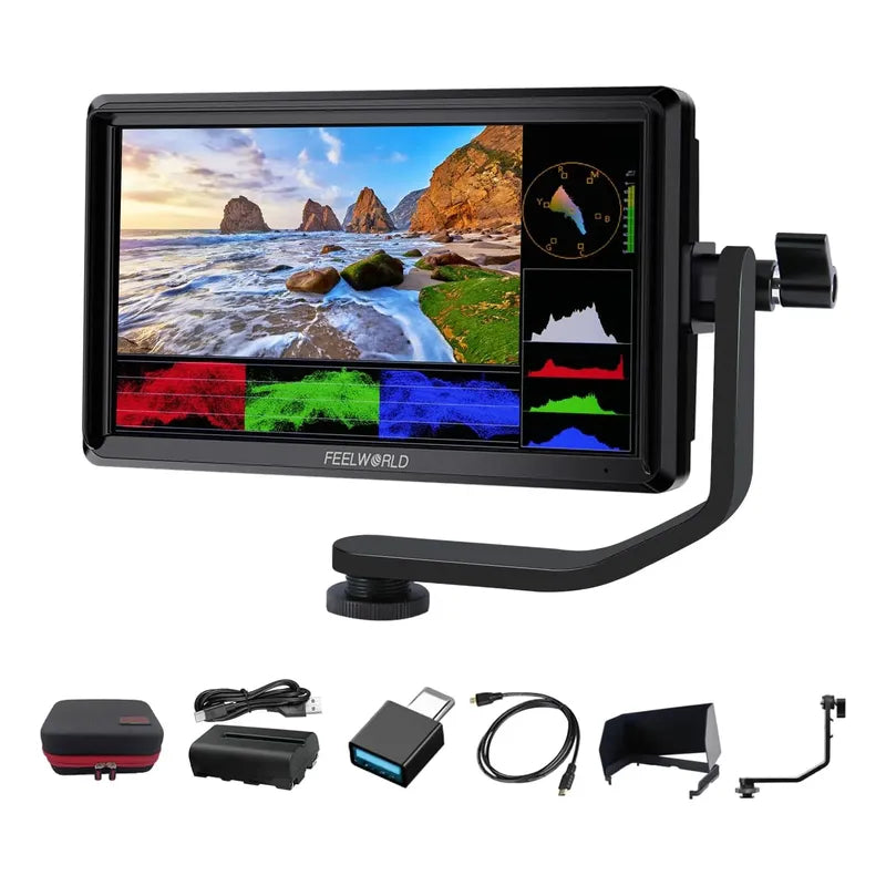 Monitor De Video Para Camaras Dslr Feelworld S55 V3 6 PuLG