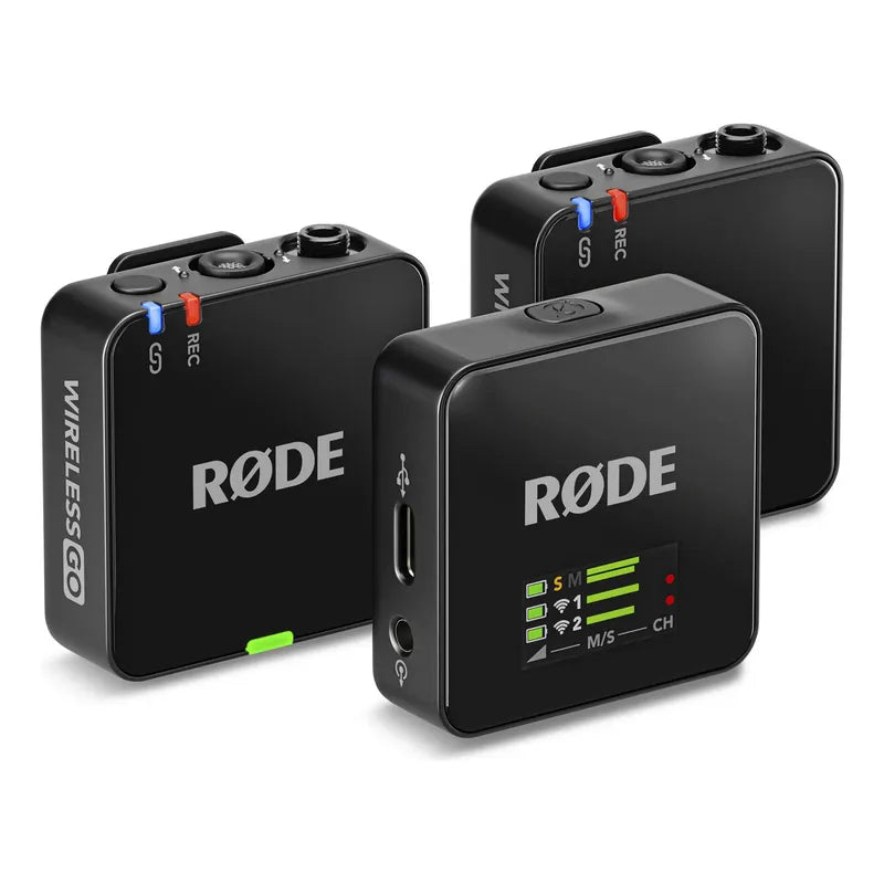 Microfono Rode Wireless Go 3gen Duo 2,4 Ghz Negro