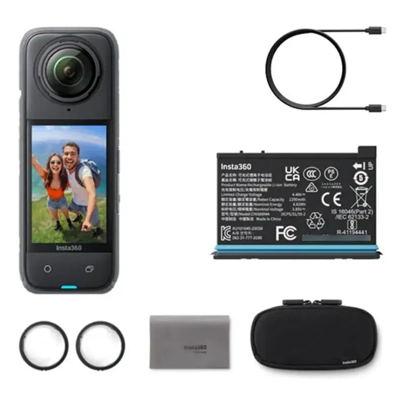 Camara De Acción Insta360 X4 8k 360grados Negro