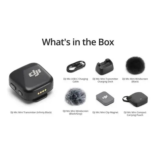 Dji Mic Mini 2,4ghz Solo Transmisor Negro