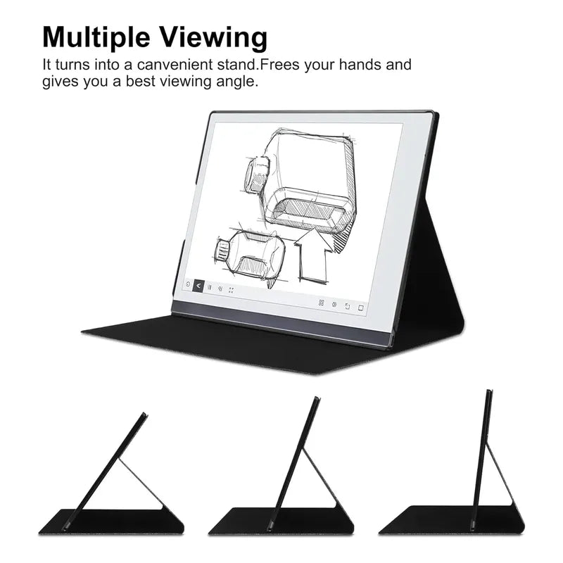 Funda Tablet Remarkable 2, Delgada, Ligera, Soporte Negro
