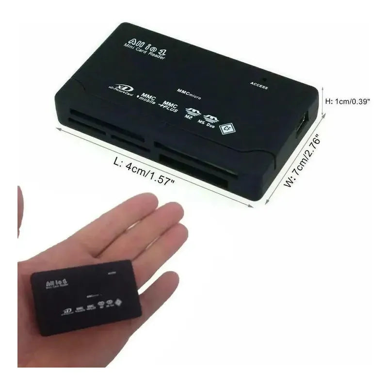 Lector Tarjetas Memoria 26 En 1 Usb 2.0, All In One