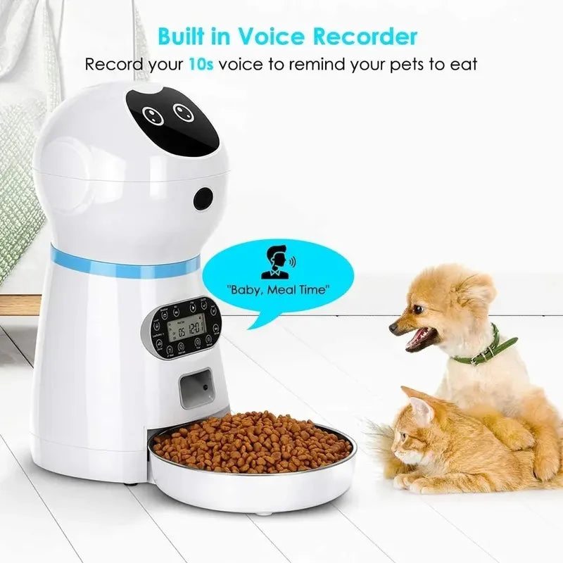 Dispensador Comida Para Animales Automático Covono 3.5l