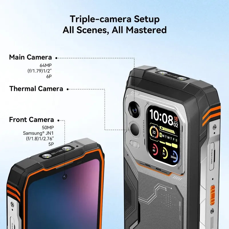 Smartphone Blackview Xplore 1 Pro Thermal Imaging 512gb 48gb Negro