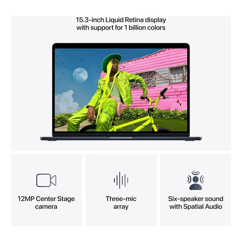Apple Macbook Air 15-inch M5 24gbram, 1tb Wi-fi 7, Touch Id Midnight