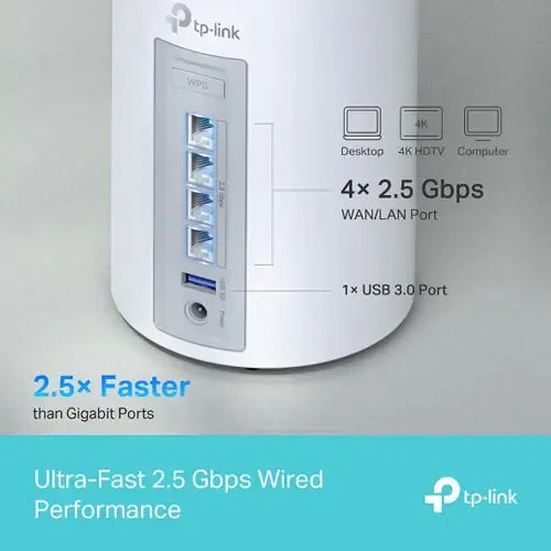 Router Tp-link Deco Be63 Be10000 Mesh 2.5g Wifi 7 3pack