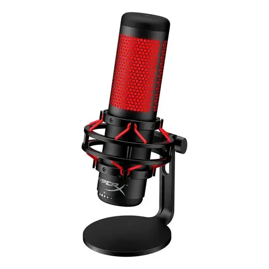 Microfono Condensador Usb Hyperx Quadcast Gamer Pc Mac Skype Negro