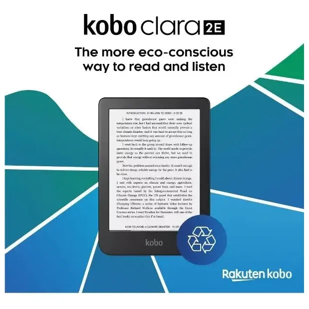 Ebook Kobo Clara 2e Ereader De 6 Y 16 Gb Comfortlight Pro Negro