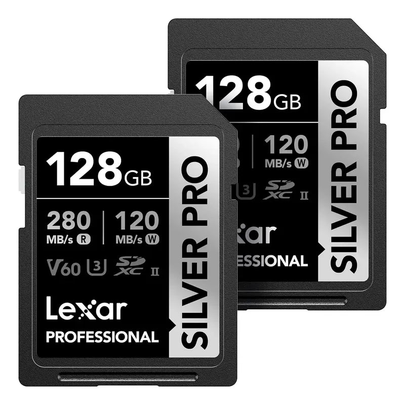 Memoria Lexar Silver Pro Sdxc Uhs-ii 128gb X2 280-120mb/s