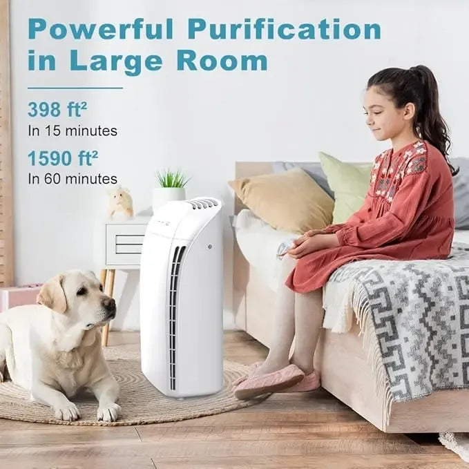 Purificador De Aire Msa3 Olores Y Contam. 99.9% Certifi Hepa