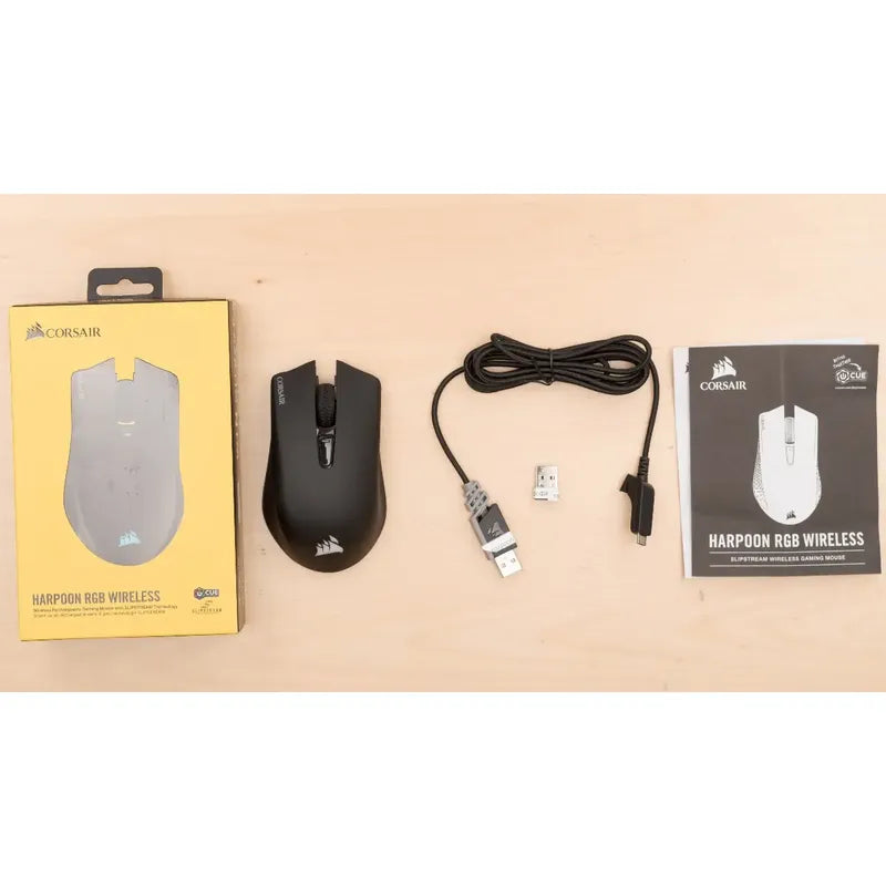Mouse Corsair Harpoon Rgb Wireless 2.4ghz. 10.000dpi Negro