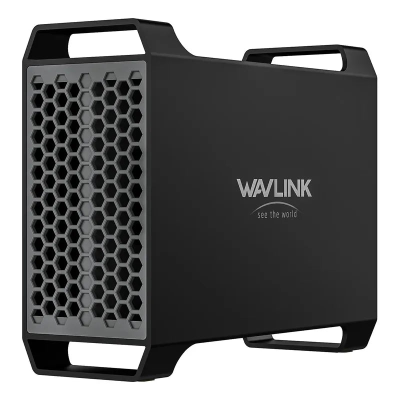 Gabinete Discos Duros De 4 Bahías Para Hdd/ssd De 3,5 /2,5 Negro