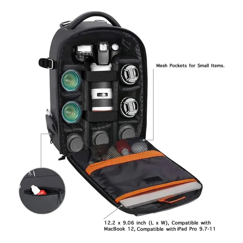 Bolso Mosiso Mediano Para Camaras Profesionales Dslr