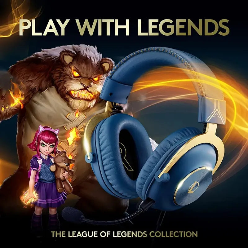 Auriculares Logitech G Pro X League Of Legends Edition Oscuro
