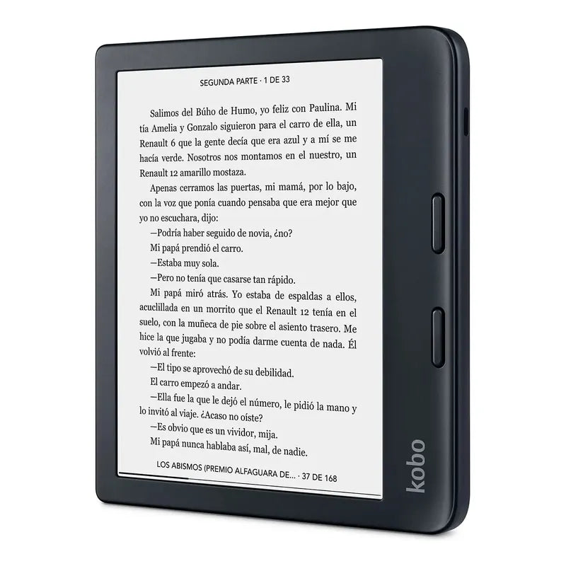 Ebook Kobo Libra 2, 7 Hd, Audiobook 32 Gb Resistente Agua Negro