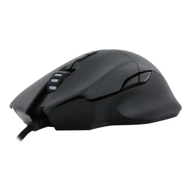 Mouse Óptico Gaming Rosewill D12 Con 8 Botones 4000 Dpi Negro