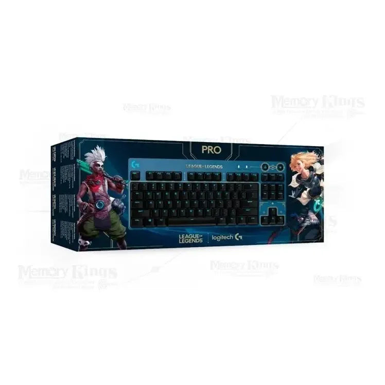Teclado Logitech Pro, Mecanico Gx Brown, League Of Legends