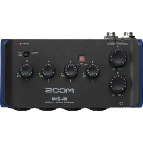Interfaz De Audio Zoom Ams-44 Usb-c