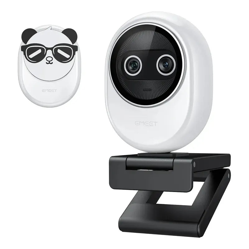 Cámara Web Emeet Piko Plus 4k Doble Cámara Y Tecnología Ia Blanco