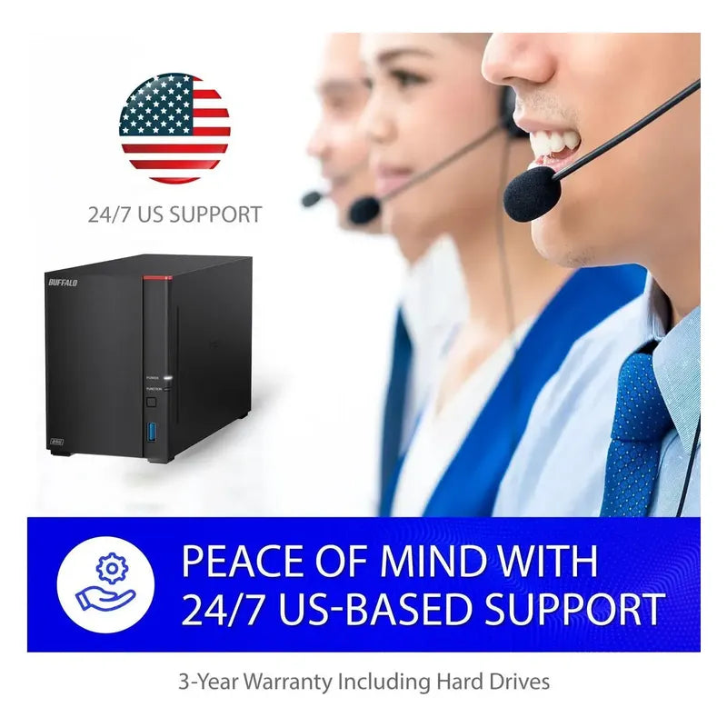 Buffalo Linkstation Soho 720 Nas 2 Bahías, 16 Tb Incluido