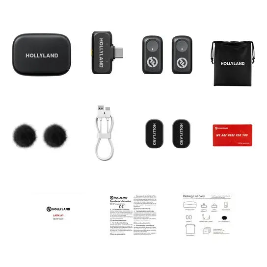 Microfono Hollyland Lark A1 Duo Usb-c